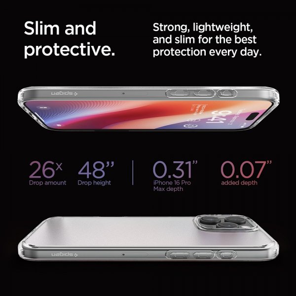 Spigen iPhone 16 Pro Max Cover Ultra Hybrid Frost Clear