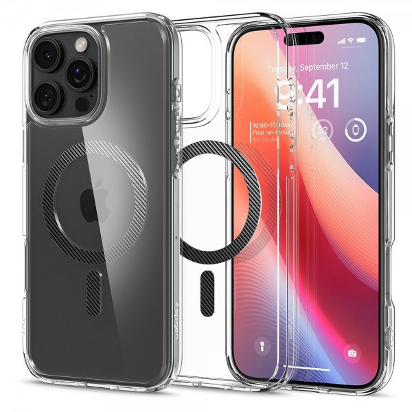 Spigen iPhone 16 Pro Max Cover Ultra Hybrid MagFit Carbon Fiber