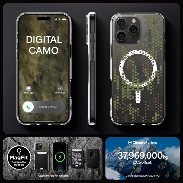 Spigen iPhone 16 Pro Max Cover Ultra Hybrid MagFit Digital Camo