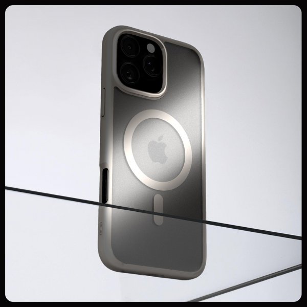 Spigen iPhone 16 Pro Max Cover Ultra Hybrid MagFit Frost Natural Titanium