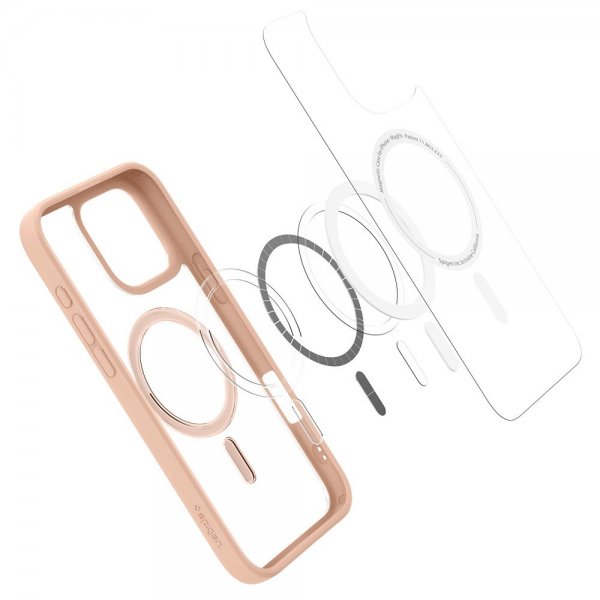 Spigen iPhone 16 Pro Max Cover Ultra Hybrid MagFit Rose Titanium