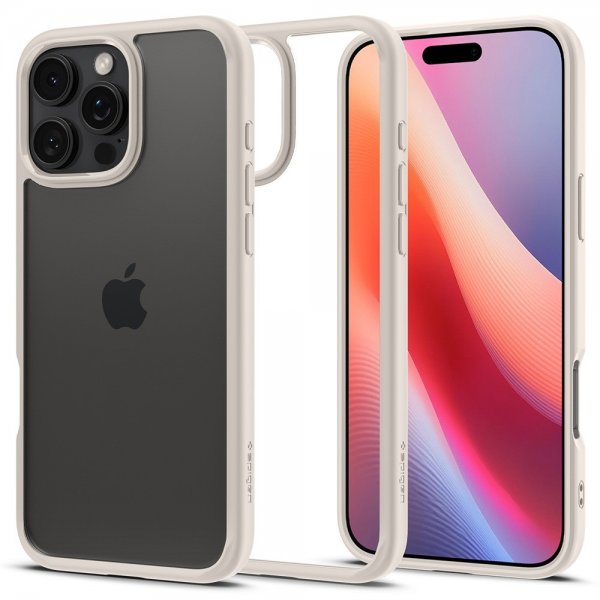 Spigen iPhone 16 Pro Max Cover Ultra Hybrid Natural Titanium