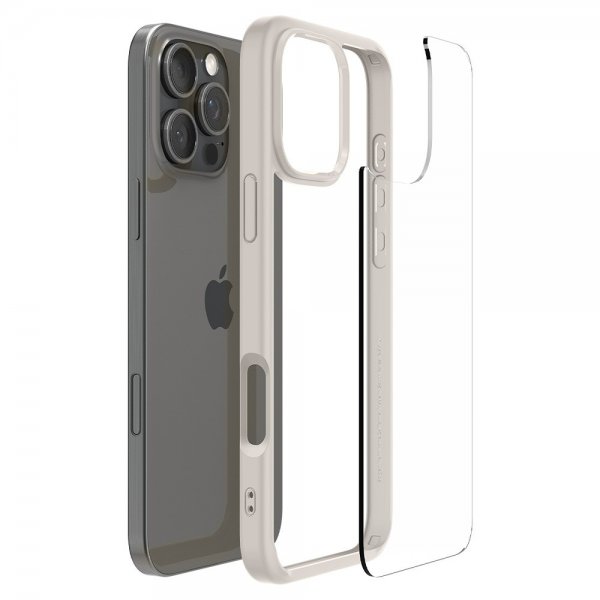 Spigen iPhone 16 Pro Max Cover Ultra Hybrid Natural Titanium