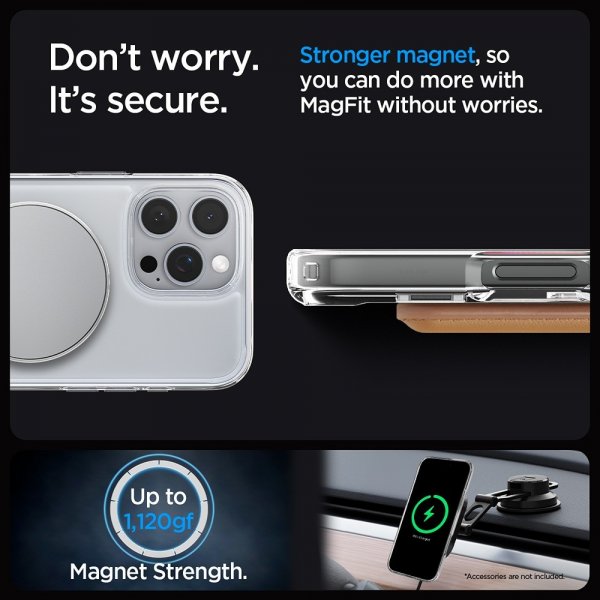 Spigen iPhone 16 Pro Max Cover Ultra Hybrid S MagFit Crystal Clear