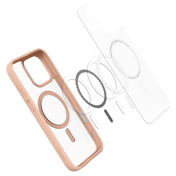 Spigen iPhone 16 Pro Max Cover Ultra Hybrid T MagFit Frost Rose Titanium