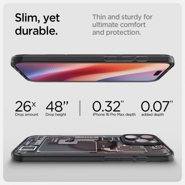 Spigen iPhone 16 Pro Max Cover Ultra Hybrid Zero One MagFit Sort
