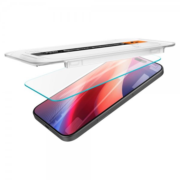 Spigen iPhone 16 Pro Max/iPhone 17 Pro Max Skærmbeskyttelse GLAS.tR EZ Fit 2-pak
