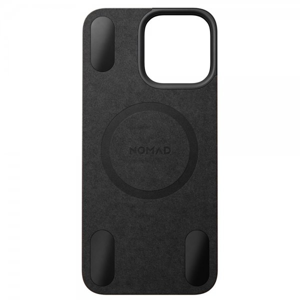 Nomad iPhone 16 Pro Max Skin Magnetic læderbagside Rustik Brun