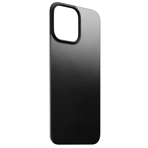 Nomad iPhone 16 Pro Max Skin Magnetisk Læder Bagside Sort