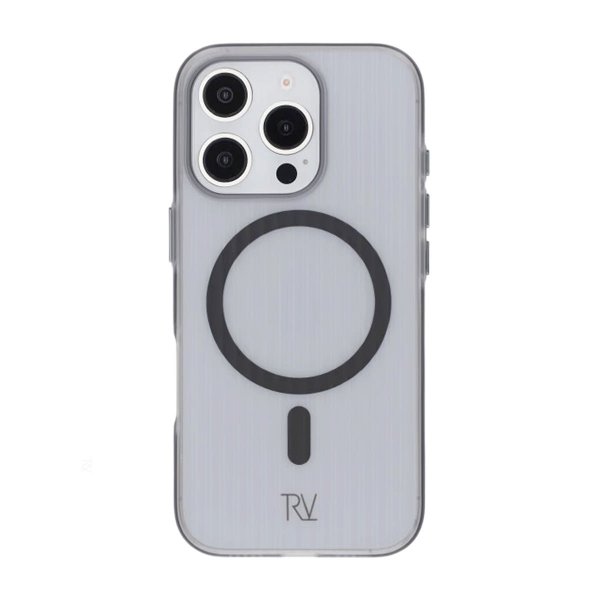 Rvelon iPhone 16 Pro Cover Riflet MagSafe Grå