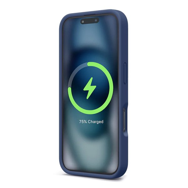 Rvelon iPhone 16 Pro Cover Silikone MagSafe Mørkeblå