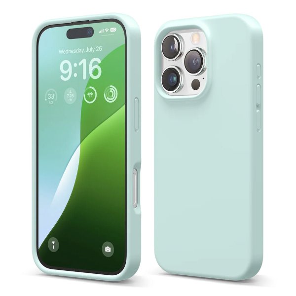Rvelon iPhone 16 Pro Cover Silikone Grøn