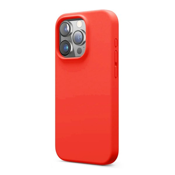 Rvelon iPhone 16 Pro Cover Silikone Rød