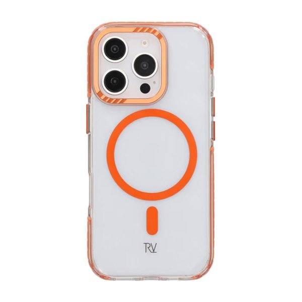Rvelon iPhone 16 Pro Cover TPU MagSafe Orange