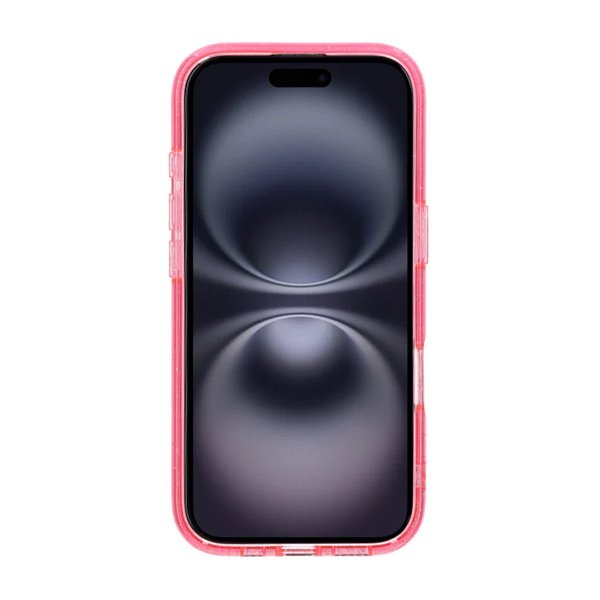 Rvelon iPhone 16 Pro Cover Glitter MagSafe Rosa