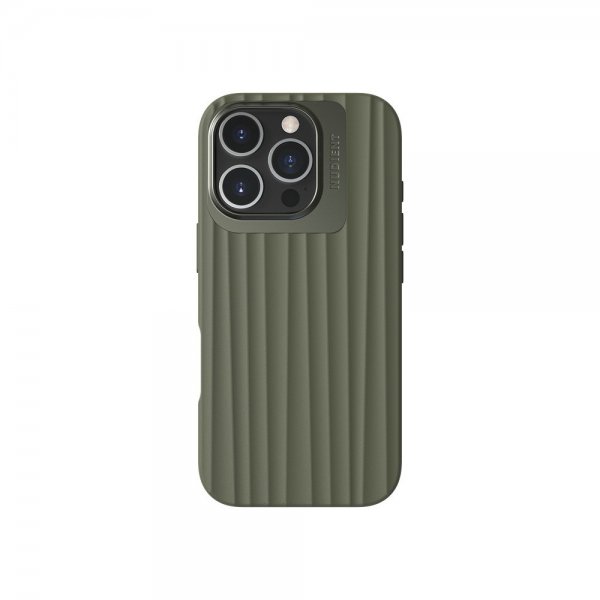 Nudient iPhone 16 Pro Cover Bold MagSafe Olive Green