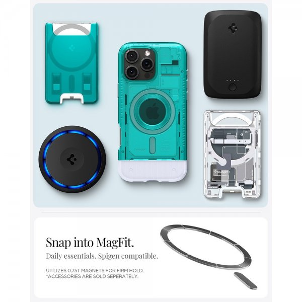 Spigen iPhone 16 Pro Cover Classic C1 MagFit Bondi Blue