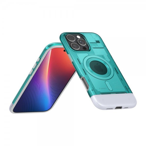 Spigen iPhone 16 Pro Cover Classic C1 MagFit Bondi Blue