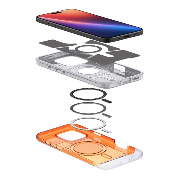 Spigen iPhone 16 Pro Cover Classic C1 MagFit Tangerine