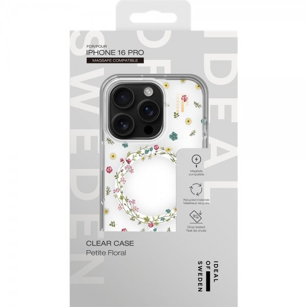 Ideal of Sweden iPhone 16 Pro Cover Clear Case MagSafe Petite Floral