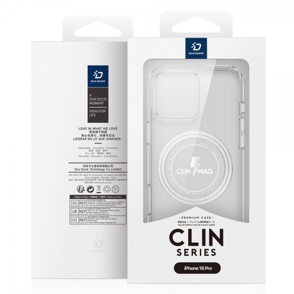 Dux Ducis iPhone 16 Pro Cover Clin Series MagSafe Transparent