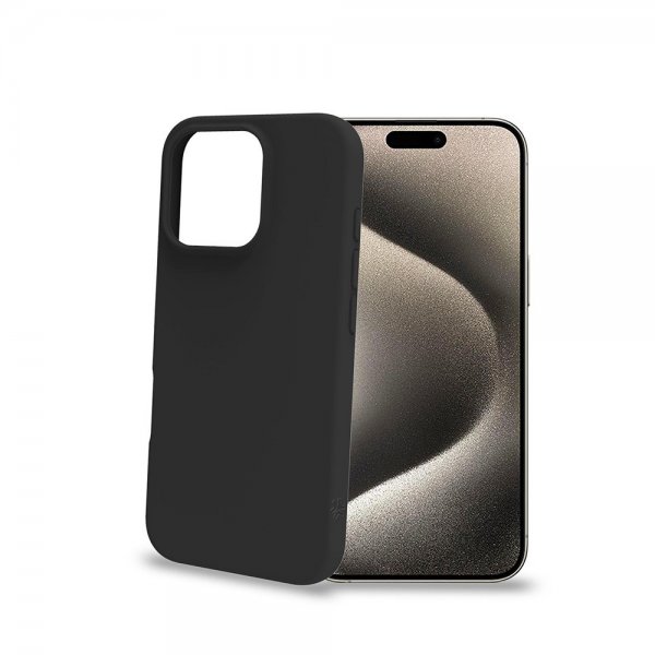 Celly iPhone 16 Pro Cover CROMO Sort