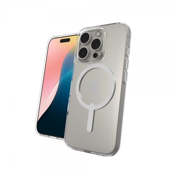 ZAGG iPhone 16 Pro Cover Crystal Palace Lite Snap Transparent