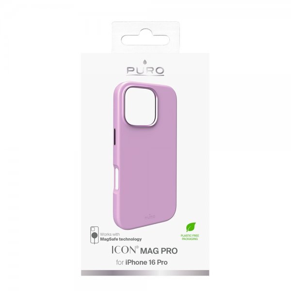 Puro iPhone 16 Pro Cover ICON Mag Pro Pink