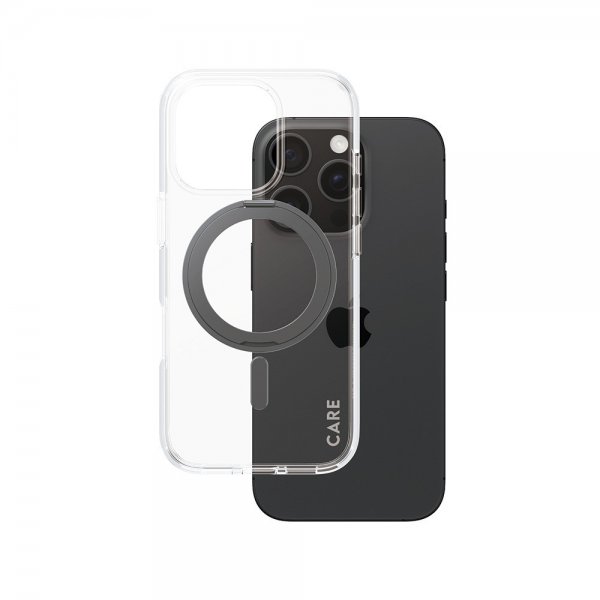 CARE by PanzerGlass iPhone 16 Pro Cover Kickstand MagSafe Sort
