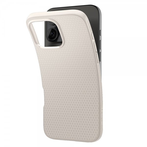 Spigen iPhone 16 Pro Cover Liquid Air Natural Titanium