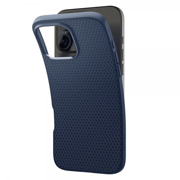 Spigen iPhone 16 Pro Cover Liquid Air Navy Blue