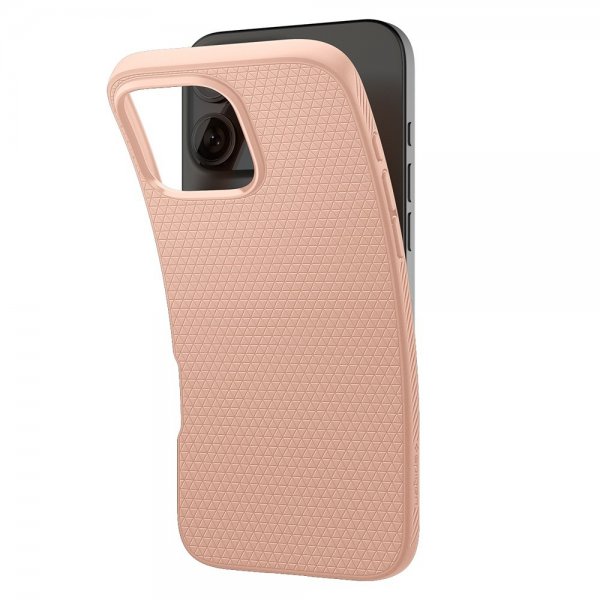 Spigen iPhone 16 Pro Cover Liquid Air Rose Titanium