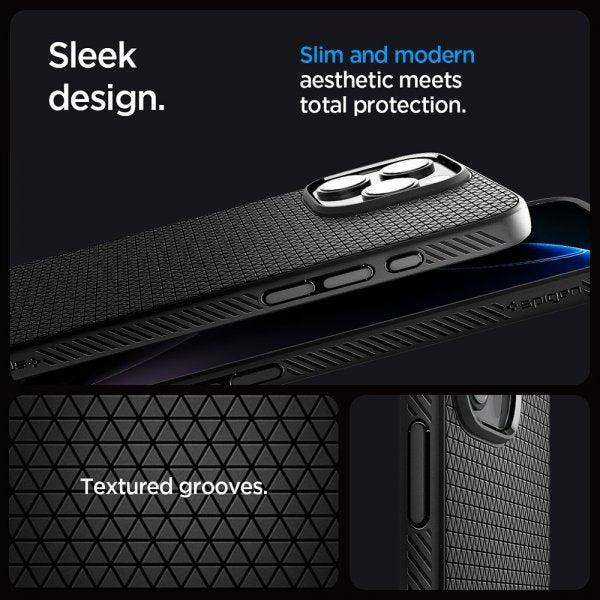Spigen iPhone 16 Pro Cover Liquid Air T MagFit Matte Black