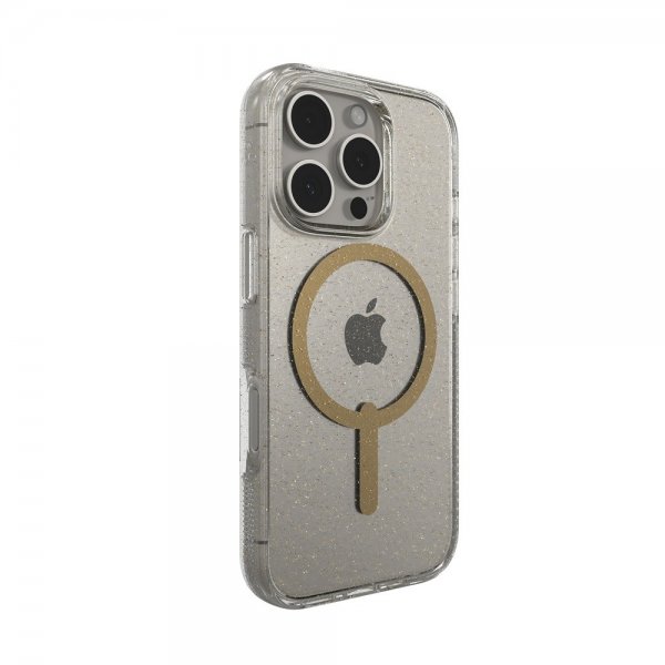 ZAGG iPhone 16 Pro Cover Milan Snap Guld Glitter