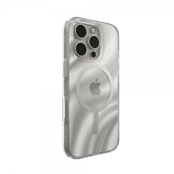 ZAGG iPhone 16 Pro Cover Milan Snap Swirl Glitter