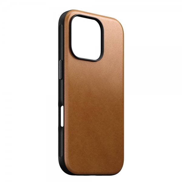Nomad iPhone 16 Pro Cover Modern Leather Case English Tan