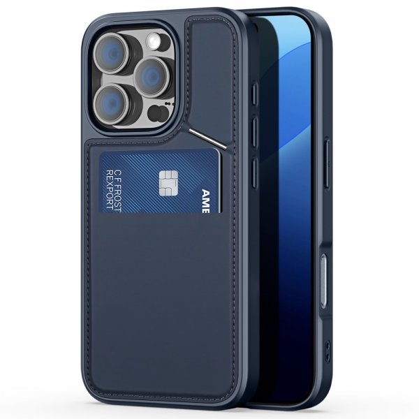 Dux Ducis iPhone 16 Pro Cover Rafi II Series MagSafe Blå