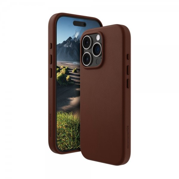 dbramante1928 iPhone 16 Pro Cover Roskilde MagSafe Dark Tan