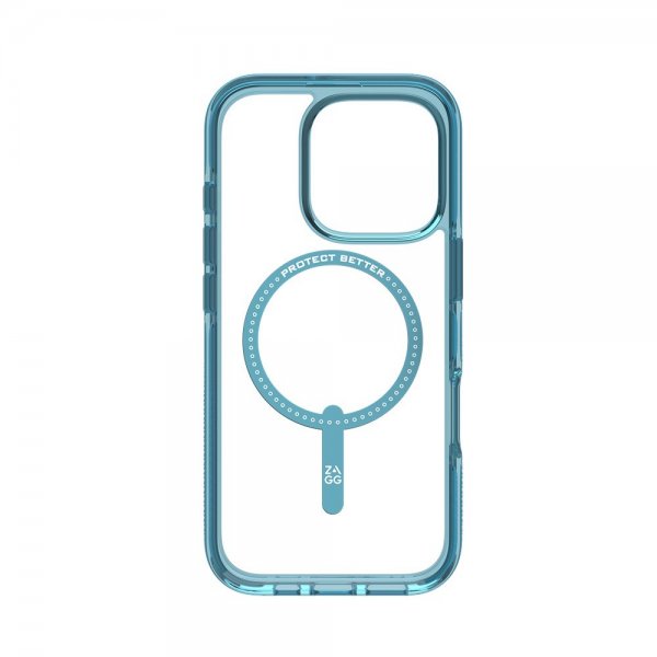 ZAGG iPhone 16 Pro Cover Santa Cruz Snap Retro Blue