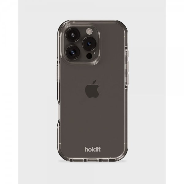 holdit iPhone 16 Pro Cover Seethru Hvid