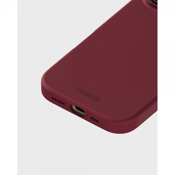 holdit iPhone 16 Pro Cover Silikone Red Velvet