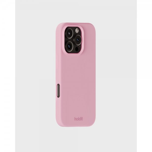 holdit iPhone 16 Pro Cover Silikone Rosa
