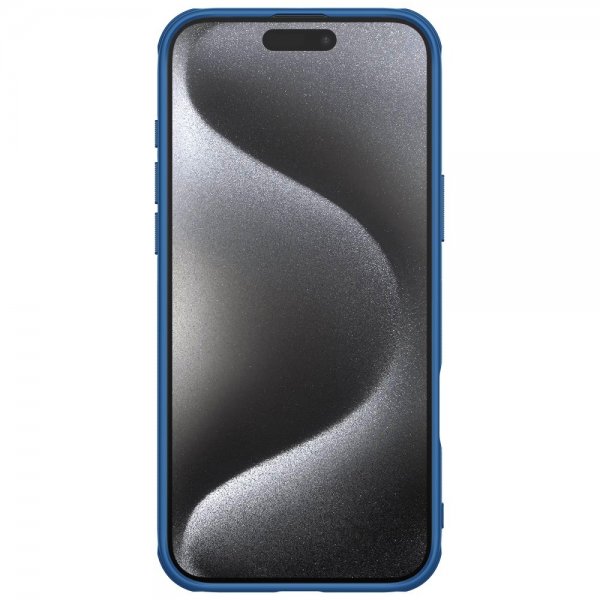 Nillkin iPhone 16 Pro Cover Super Frosted Shield Pro MagSafe Blå
