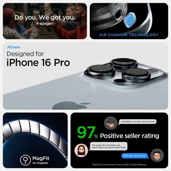 Spigen iPhone 16 Pro Cover Tough Armor MagFit Abyss Green