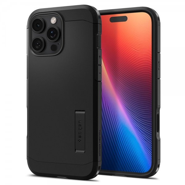 Spigen iPhone 16 Pro Cover Tough Armor T MagFit Sort
