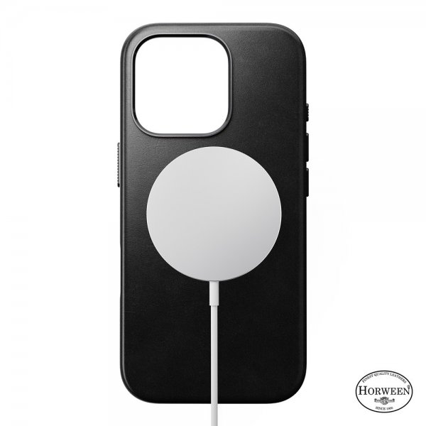 Nomad iPhone 16 Pro Cover Traditional Leather Case Horween Sort