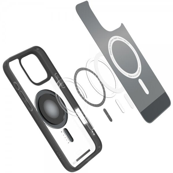 Spigen iPhone 16 Pro Cover Ultra Hybrid Classic MagFit Sort