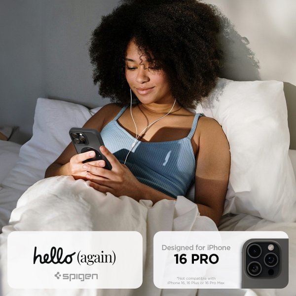 Spigen iPhone 16 Pro Cover Ultra Hybrid Classic MagFit Sort