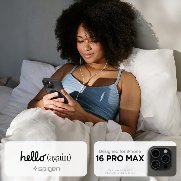 Spigen iPhone 16 Pro Cover Ultra Hybrid Classic MagFit Sort