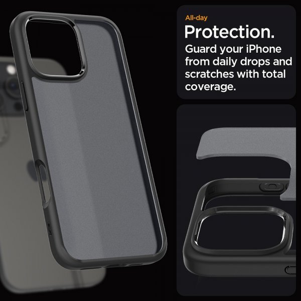 Spigen iPhone 16 Pro Cover Ultra Hybrid Frost Black